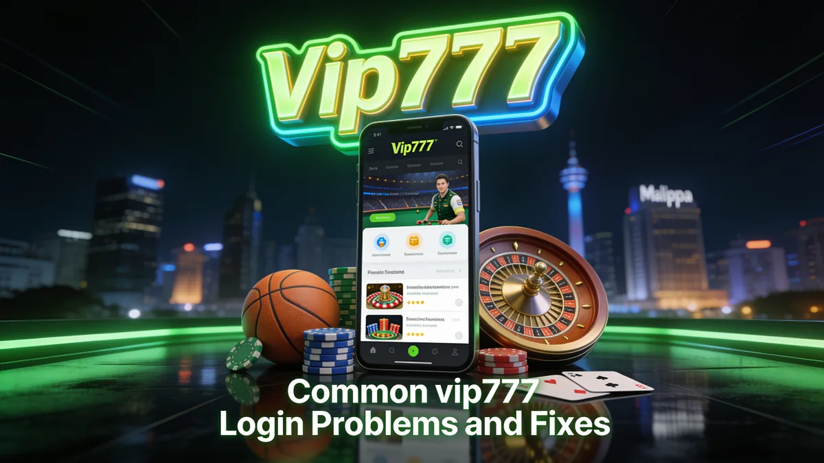 Common vip777 Login Problems and Fixes: vip777 guide for players in the Philippines