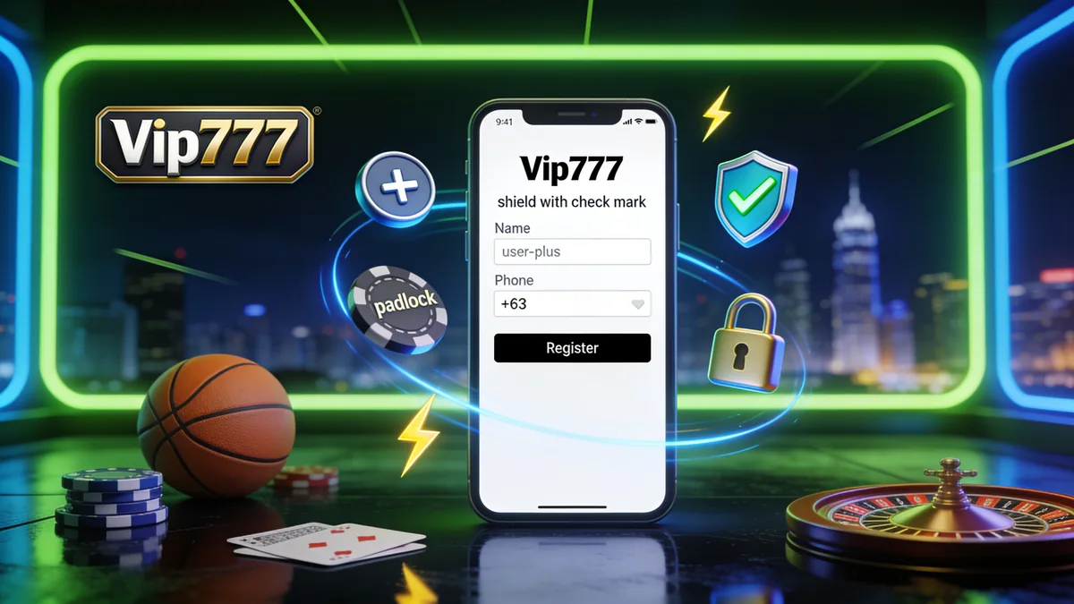 How to Register at vip777 Casino for players in the Philippines